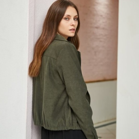 Jacket - DARK OLIVE - Picture 2 of 4